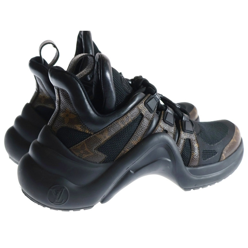 LOUIS VUITTON(ルイヴィトン) MONOGRAM ARCHLIGHT SNEAKER モノグラム アークライトライン ローカットスニーカー ブラウン×ブラック レディース 39/24cm