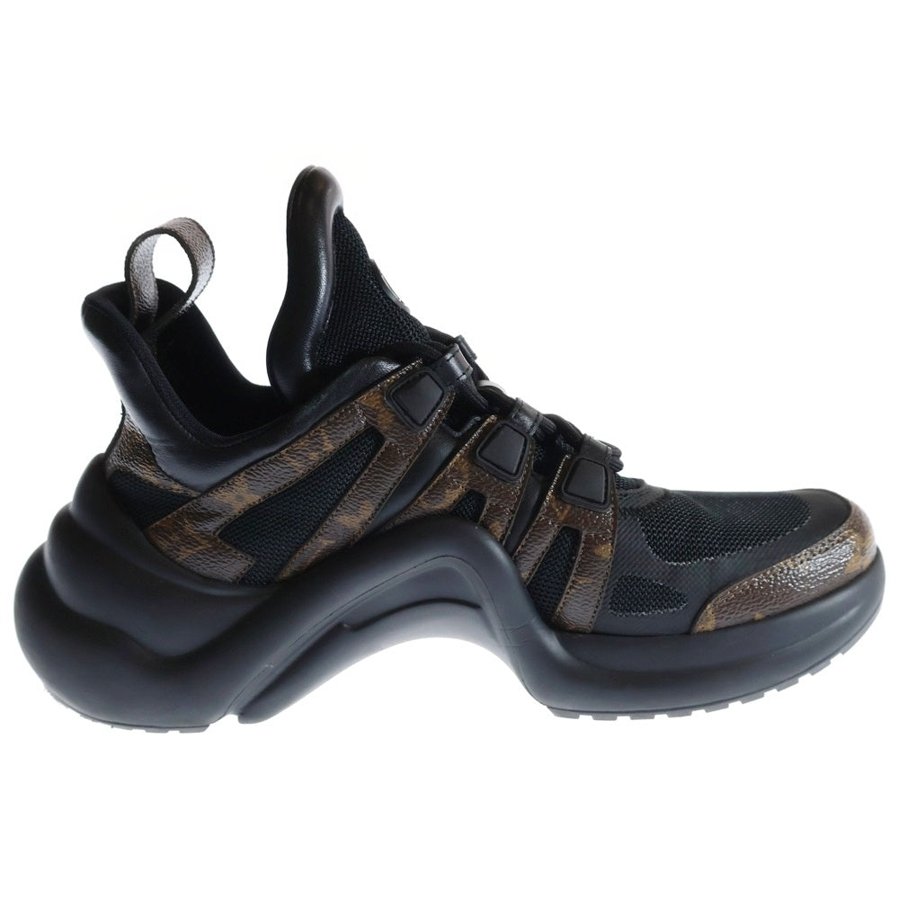 LOUIS VUITTON(ルイヴィトン) MONOGRAM ARCHLIGHT SNEAKER モノグラム アークライトライン ローカットスニーカー ブラウン×ブラック レディース 39/24cm