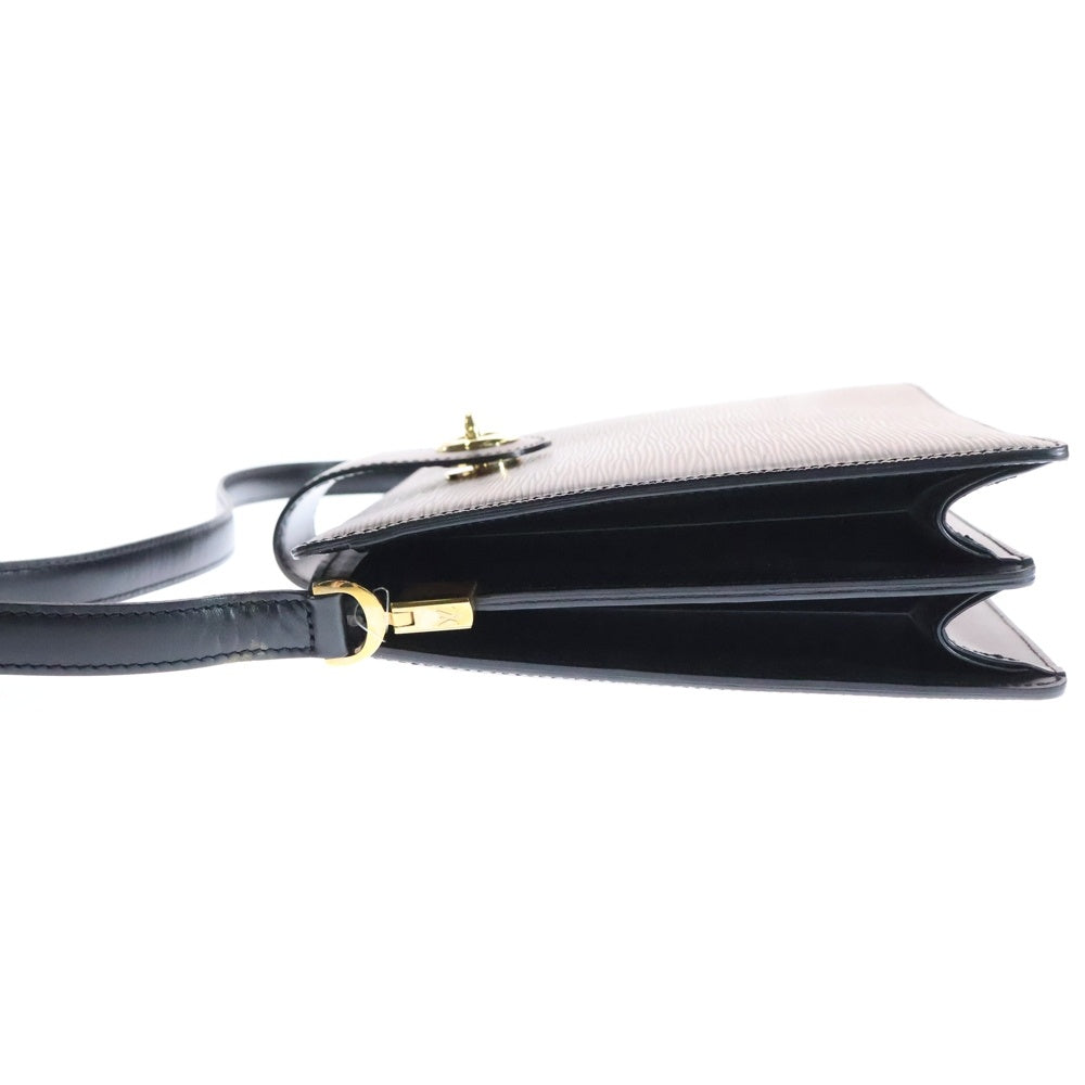 LOUIS VUITTON(ルイヴィトン) エピ カプチン レザーショルダーバッグ ブラック ゴールド金具 M52342