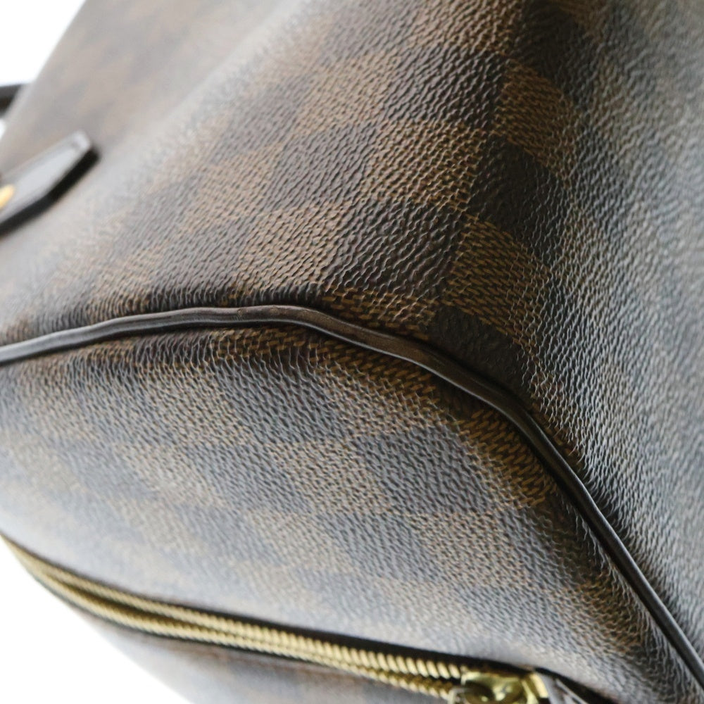 LOUIS VUITTON(ルイヴィトン) ダミエ リベラMM ハンドバッグ ブラウン レザー×PVC ゴールド金具 N41434