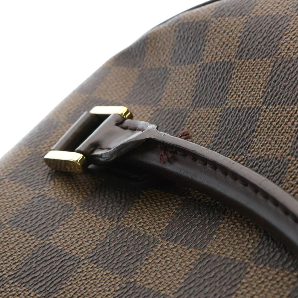 LOUIS VUITTON(ルイヴィトン) ダミエ リベラMM ハンドバッグ ブラウン レザー×PVC ゴールド金具 N41434