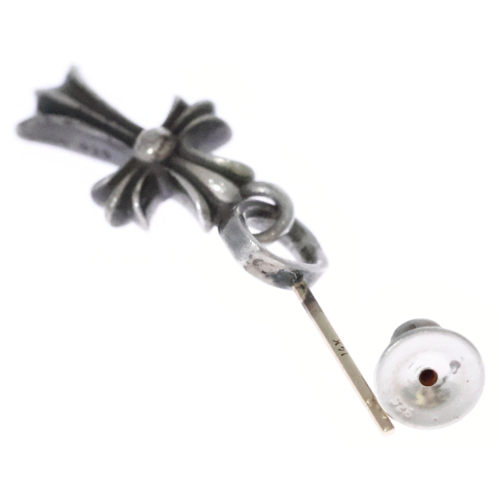 CHROME HEARTS(クロムハーツ) BBY F PPRCHN ベイビーファットクロス ドロップピアス シルバー BCA090