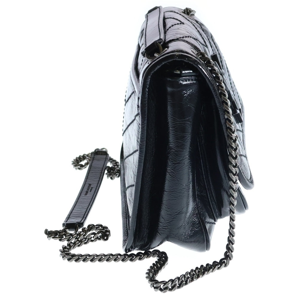 SAINT LAURENT PARIS(サンローランパリ) ニキ チェーンショルダーバッグ ブラック レザー 633151