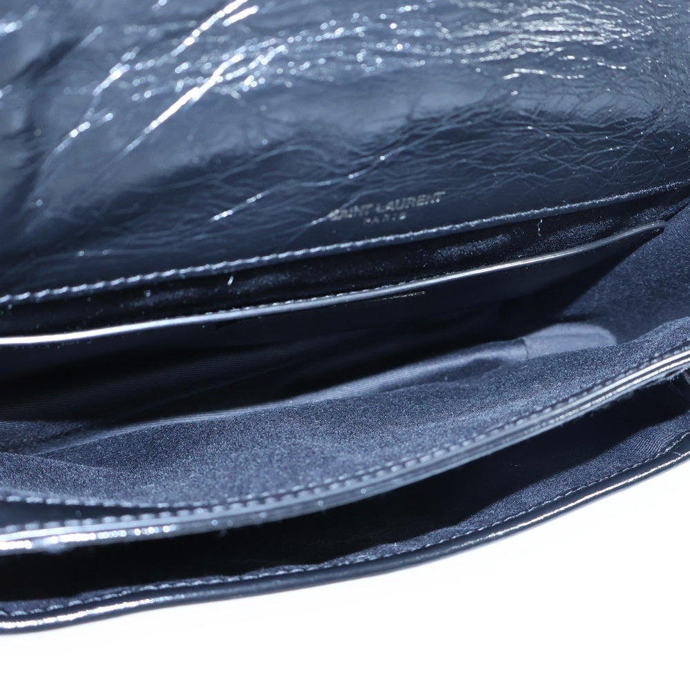 SAINT LAURENT PARIS(サンローランパリ) ニキ チェーンショルダーバッグ ブラック レザー 633151