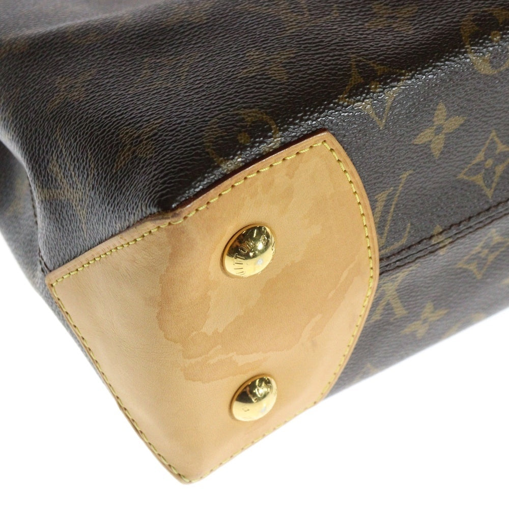 LOUIS VUITTON(ルイヴィトン) ルイヴィトン モノグラム ウィルシャーPM ハンドバッグ ミニバッグ ブラウン ゴールド金具 レザー×PVC M45643