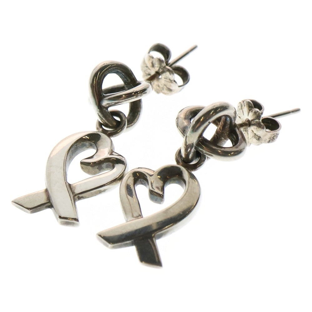 TIFFANY&Co(ティファニー) ラビングハート ピアスイヤーアクセサリー シルバー 925 5.8g
