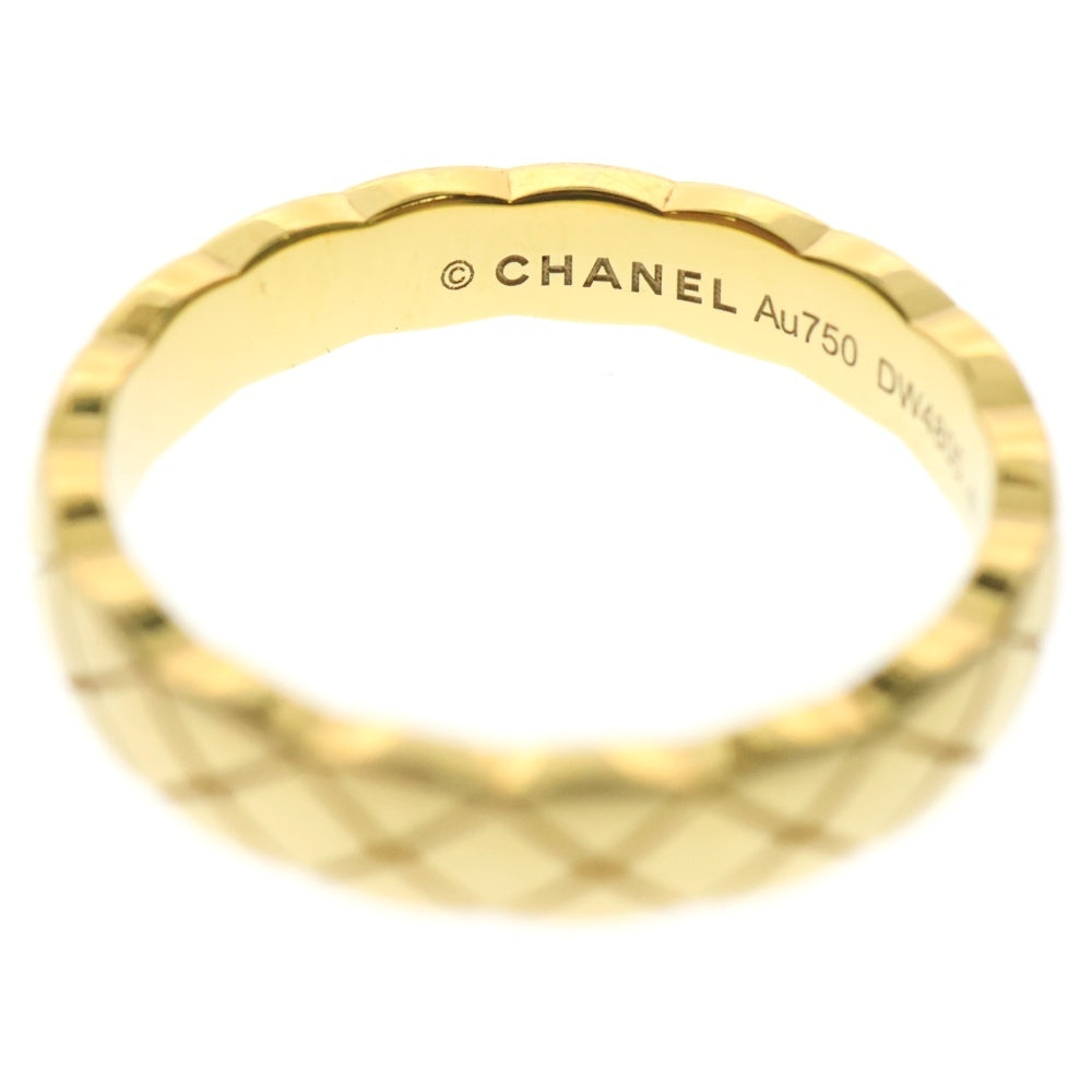 CHANEL(シャネル) ココクラッシュ ミニ リング Au750 YG イエローゴールド 指輪