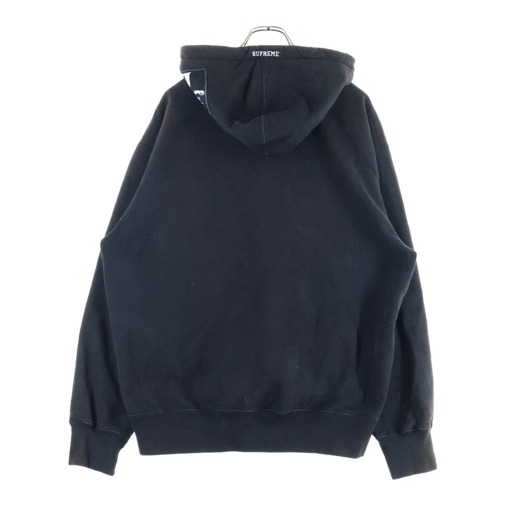 SUPREME(シュプリーム) 21AW The Crow Zip Up Hooded Sweatshirt ザ クロウ グラフィックプリント ジップアップスウェットパーカー フーディー ブラック