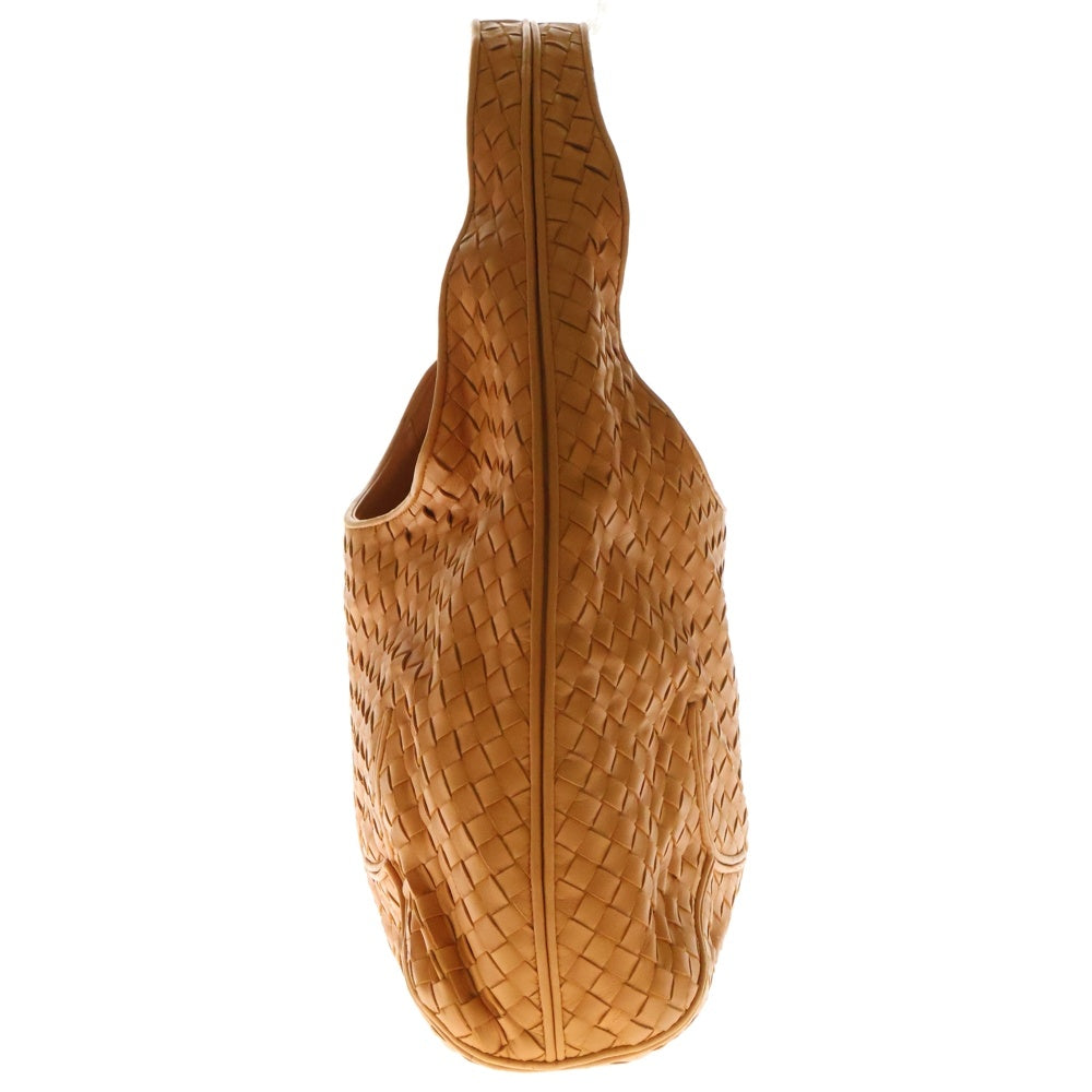 BOTTEGA VENETA(ボッテガヴェネタ) イントレチャート ホーボー レザー ワンショルダーバッグ オレンジ