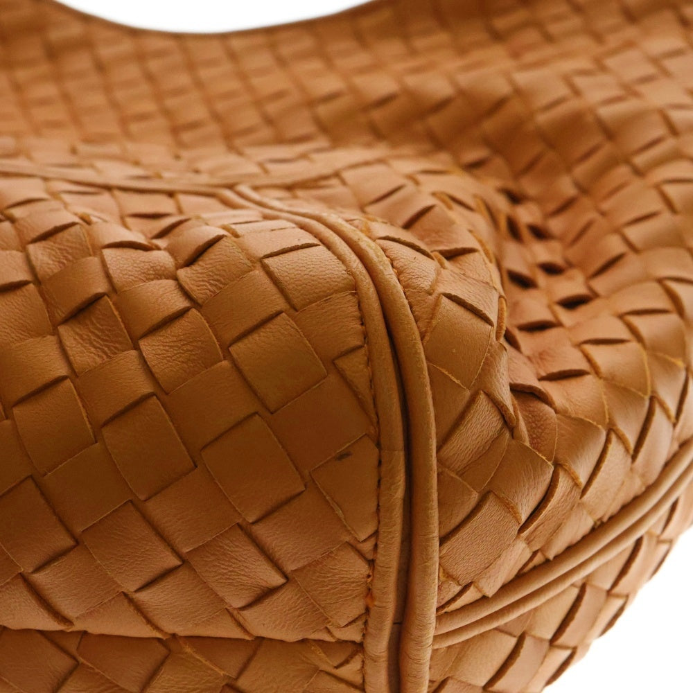 BOTTEGA VENETA(ボッテガヴェネタ) イントレチャート ホーボー レザー ワンショルダーバッグ オレンジ