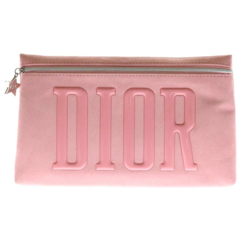 DIOR(ディオール) ノベルティ ポーチ クラッチバッグ ピンク スエード調