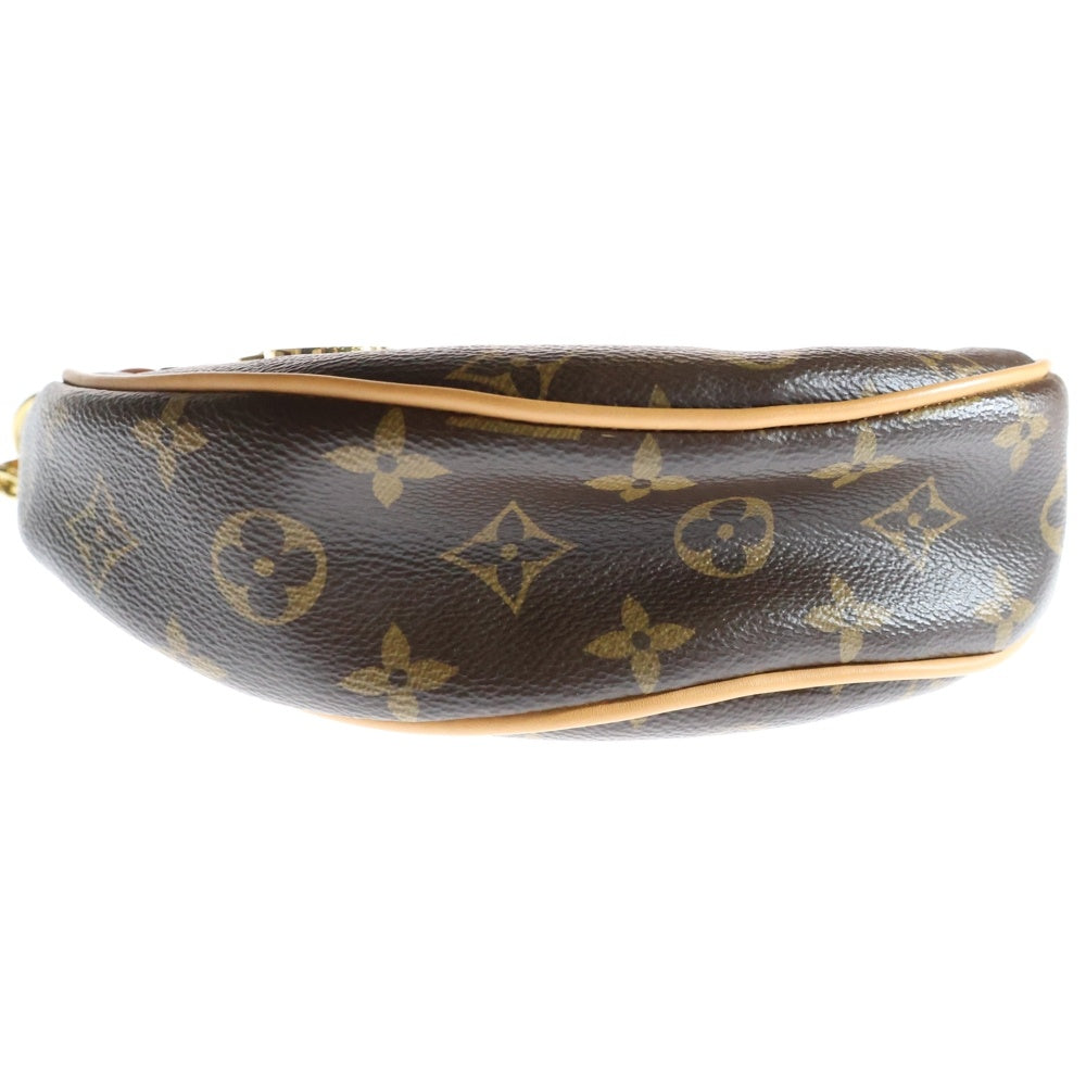 LOUIS VUITTON(ルイヴィトン) ループ モノグラム PVC レザー 2WAY チェーン ハンド ショルダーバッグ ゴールド金具 ブラウン M81098