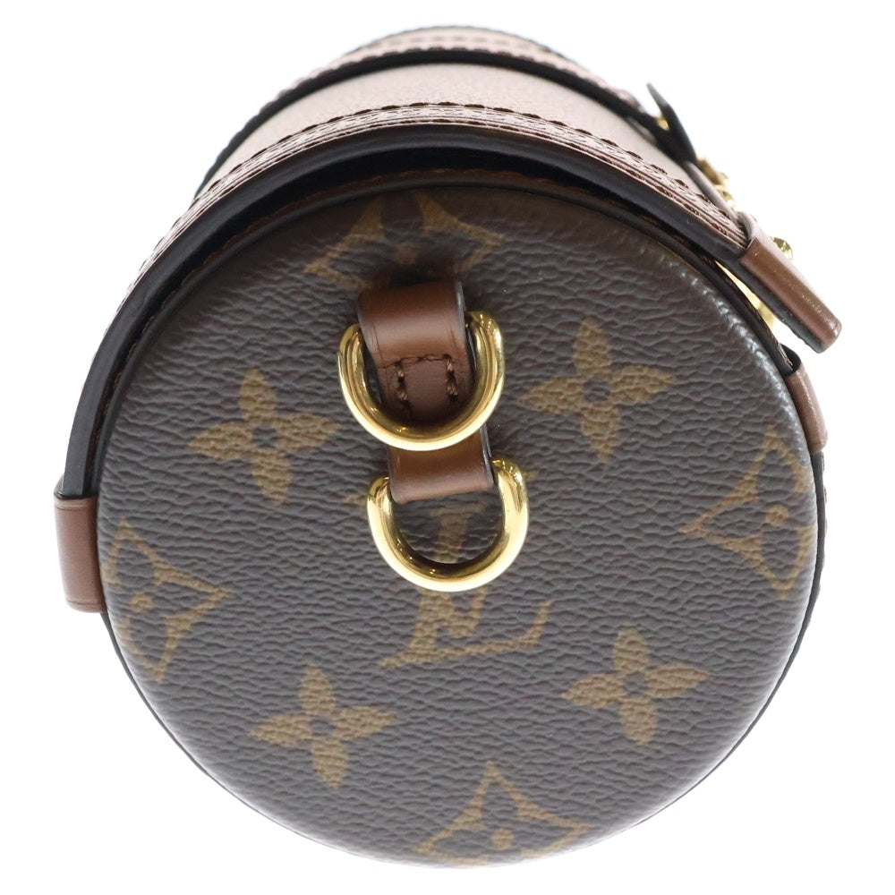 LOUIS VUITTON(ルイヴィトン) パピヨントランク モノグラム PVC レザー チェーンショルダーバッグ ゴールド金具 ブラウン M57835