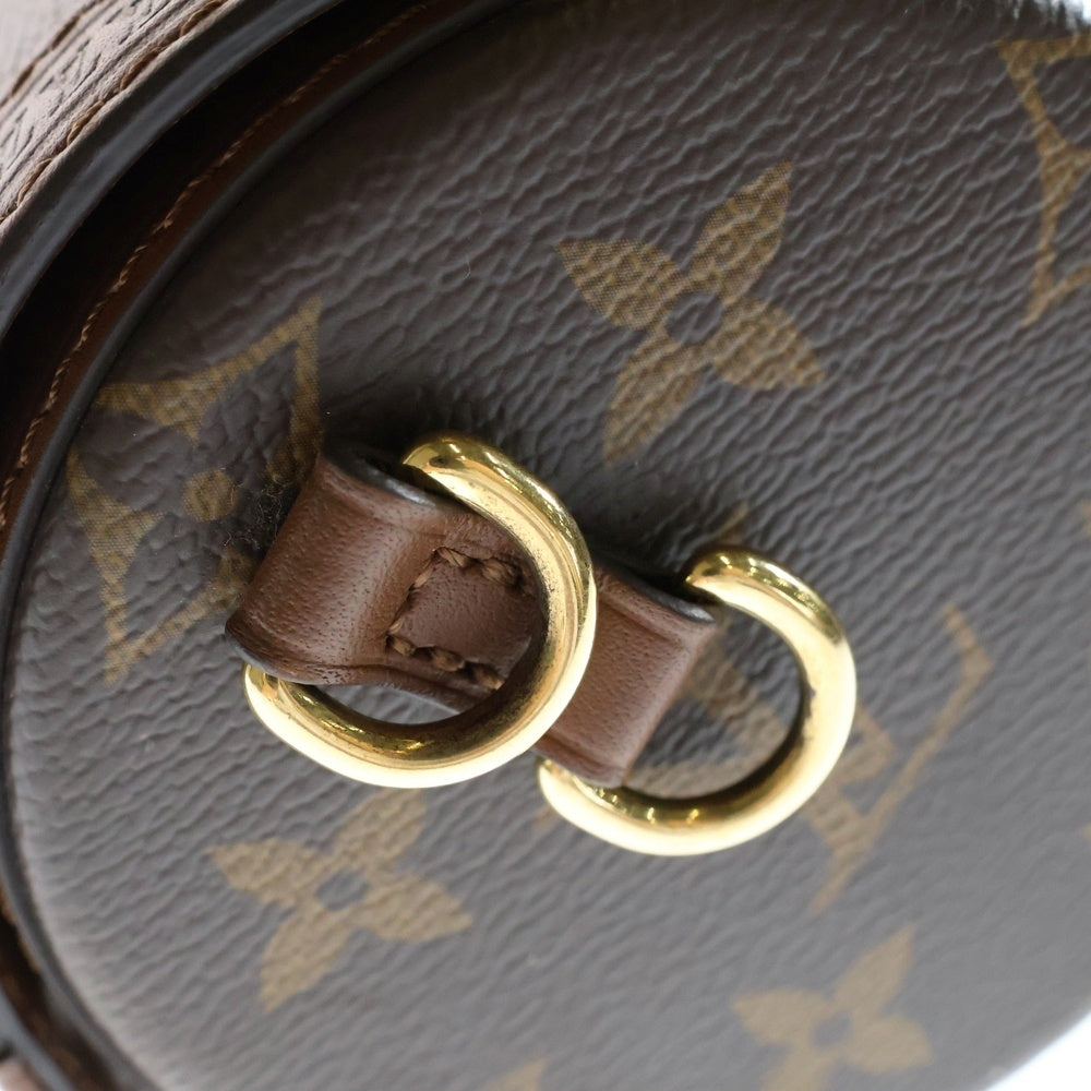 LOUIS VUITTON(ルイヴィトン) パピヨントランク モノグラム PVC レザー チェーンショルダーバッグ ゴールド金具 ブラウン M57835