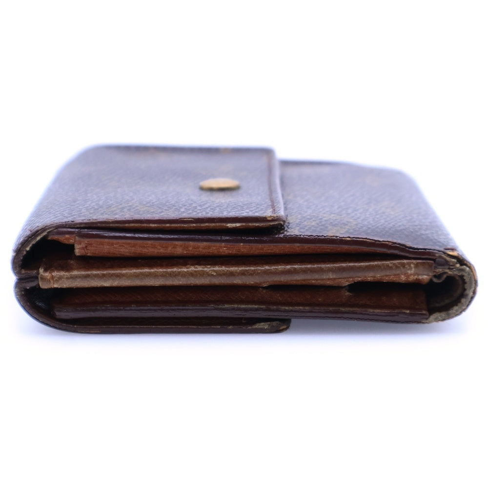 LOUIS VUITTON(ルイヴィトン) ポルトモネ ビエ カルトクレディ モノグラム コンパクトウォレット 三つ折り財布 ゴールド金具 ブラウン M61652