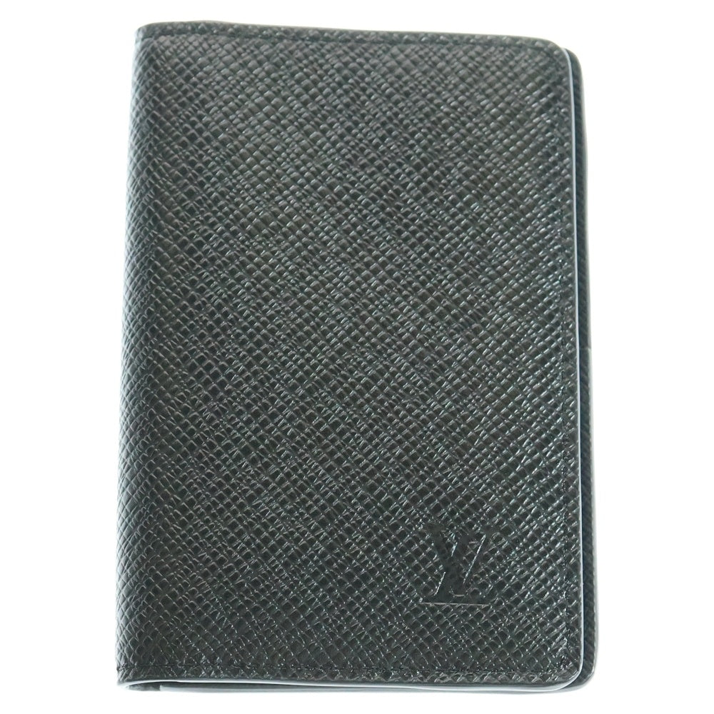 LOUIS VUITTON(ルイヴィトン) タイガ オーガナイザー・ドゥ ポッシュ カードケース 名刺入れ ブラック レザー M30537