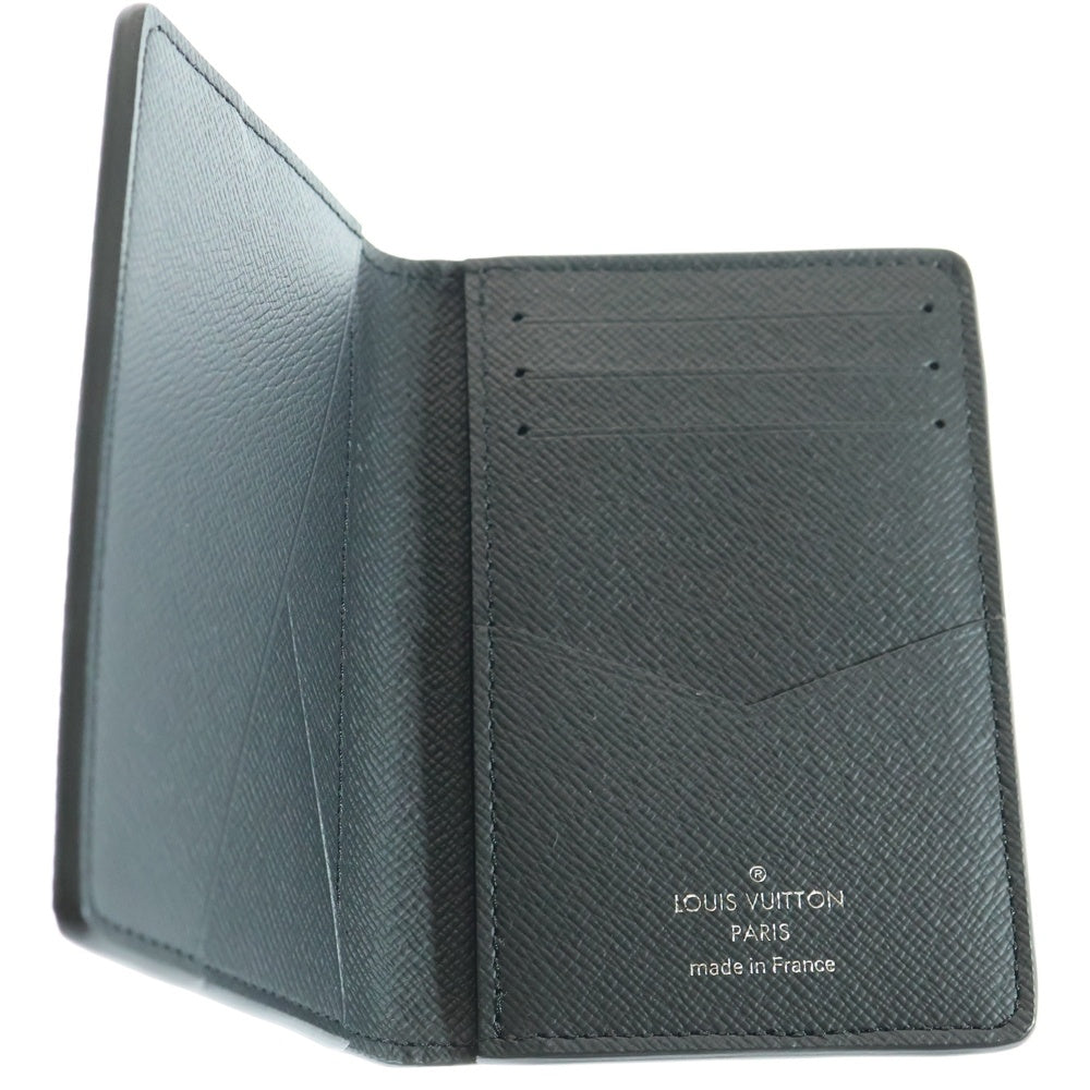 LOUIS VUITTON(ルイヴィトン) タイガ オーガナイザー・ドゥ ポッシュ カードケース 名刺入れ ブラック レザー M30537