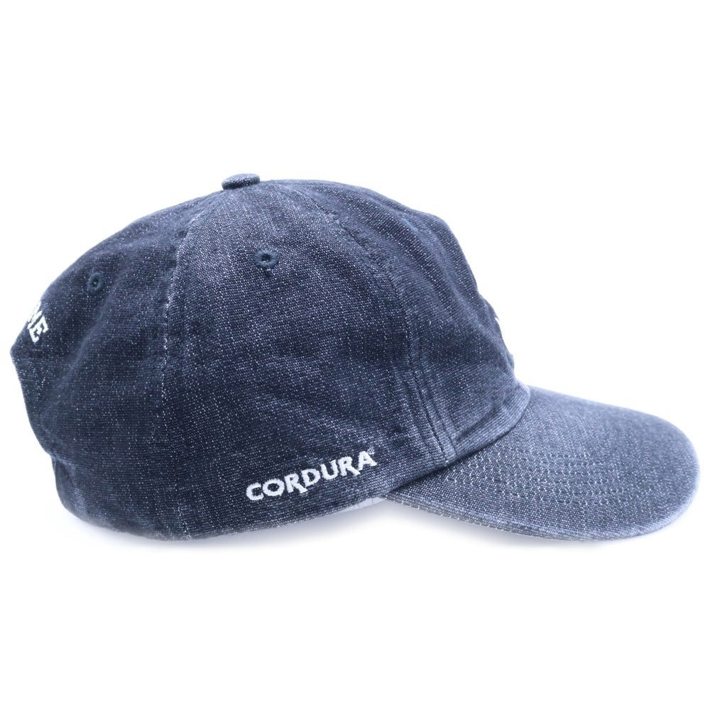 SUPREME(シュプリーム) 22SS kevlar Denim S Logo 6-Panel Cap ケブラー デニムSロゴベースボールキャップ 帽子 ブラック