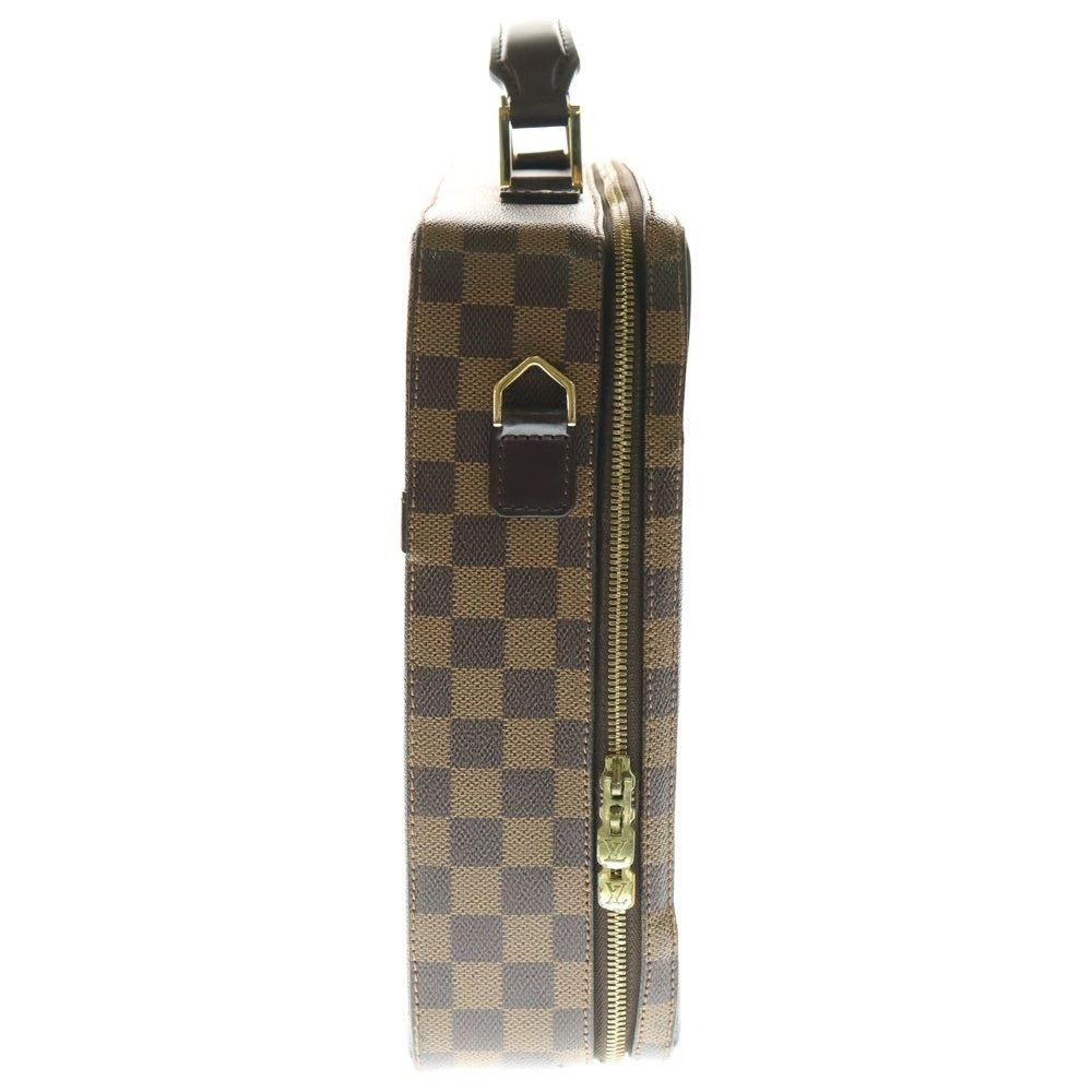 LOUIS VUITTON(ルイヴィトン) オルディナトゥール サバナ ダミエ PVC レザー 2WAY ハンド ショルダー ビジネスバッグ ゴールド金具 ブラウン N53355