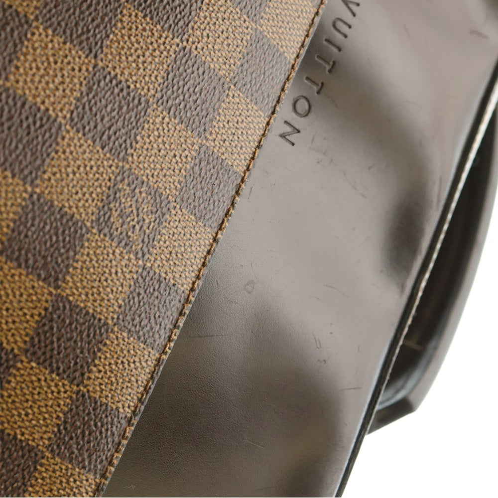 LOUIS VUITTON(ルイヴィトン) オルディナトゥール サバナ ダミエ PVC レザー 2WAY ハンド ショルダー ビジネスバッグ ゴールド金具 ブラウン N53355