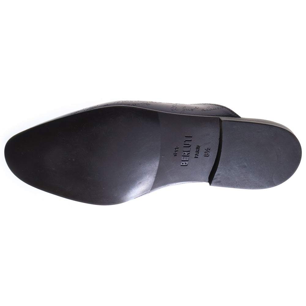 Berluti(ベルルッティ) カリグラフィ サイラス オマーン スリッポン ブラウン レザー 靴