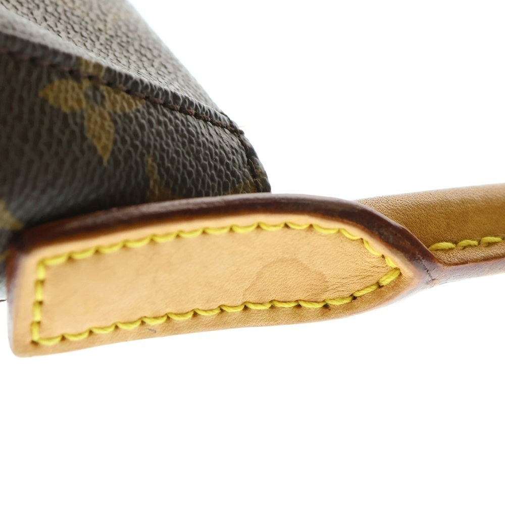 LOUIS VUITTON(ルイヴィトン) モノグラム ミニルーピング ハンドバッグ ワンショルダーバッグ ブラウン レザー×PVC ゴールド金具 M51147