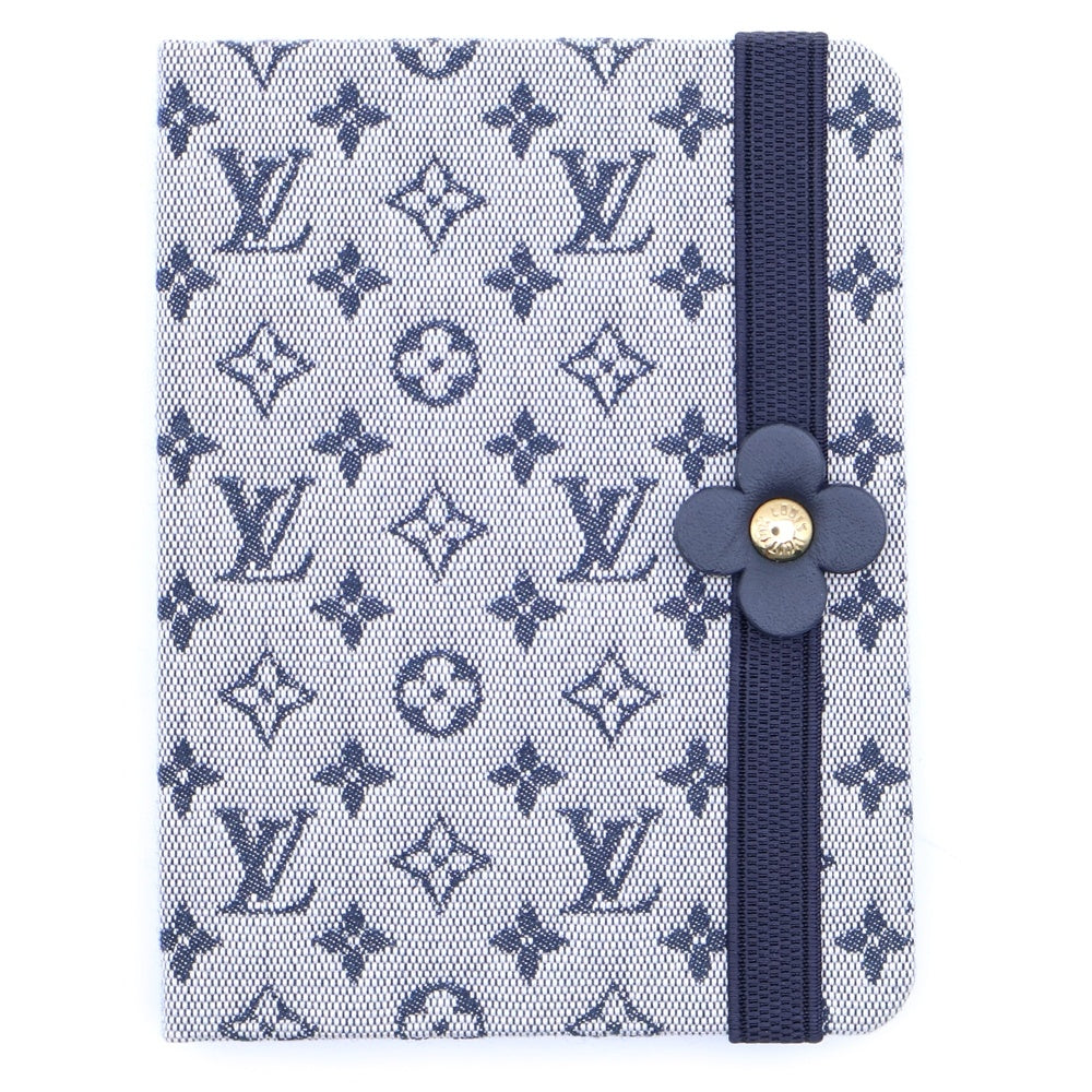 LOUIS VUITTON(ルイヴィトン) モノグラムミニ カルネ 手帳 ノートブック ネイビー R20833