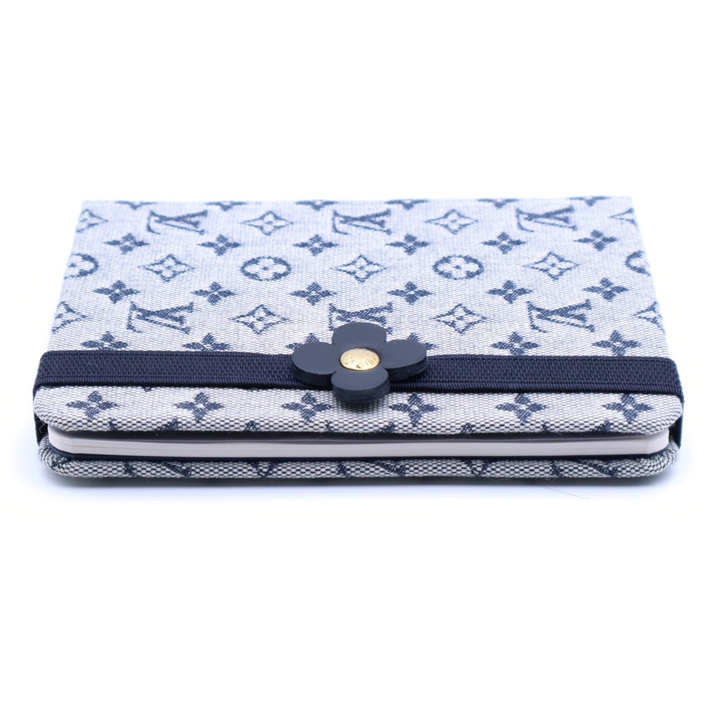 LOUIS VUITTON(ルイヴィトン) モノグラムミニ カルネ 手帳 ノートブック ネイビー R20833