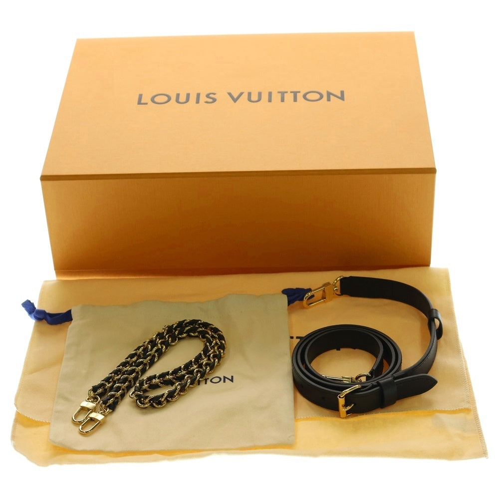 LOUIS VUITTON(ルイヴィトン) オンザゴーEW モノグラム ジャイアント リバース PVC レザー 2WAY ハンド チェーンショルダー バッグ ゴールド金具 ブラウン M14236
