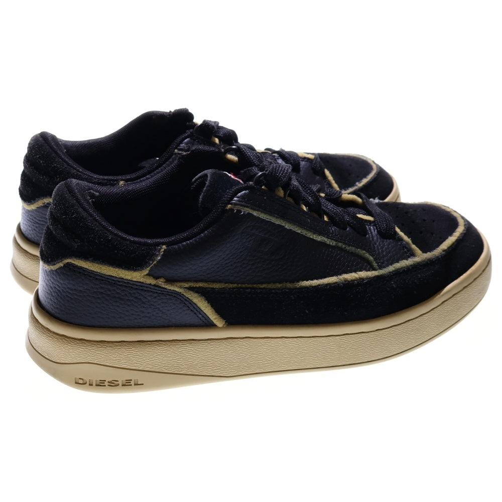 DIESEL(ディーゼル) S-SINNA LOW-W レザーローカットスニーカー ブラック レディース 24.5cm/7.5