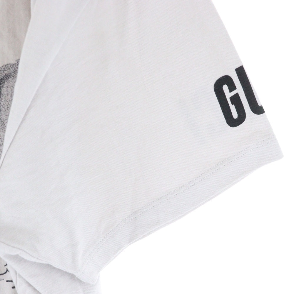 GUCCI(グッチ) スリーブロゴ グラフィックプリント ホースビット クルーネック半袖Tシャツカットソー ライトグレー 771758 XJGIB