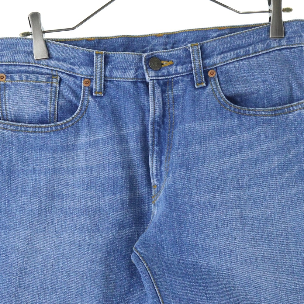 GUCCI(グッチ) LOVED 鳥刺繍 ロゴパッチ付デニムパンツ ブルー 430365 XR733