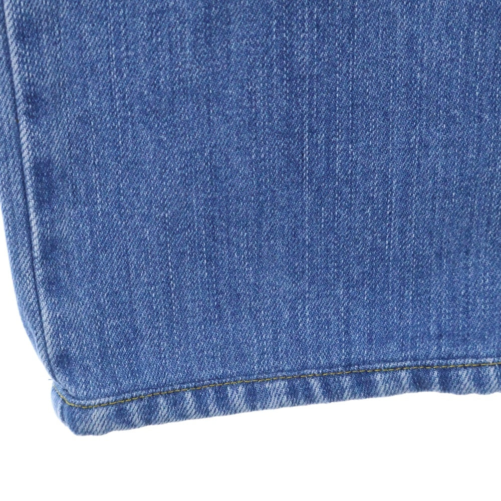 GUCCI(グッチ) LOVED 鳥刺繍 ロゴパッチ付デニムパンツ ブルー 430365 XR733