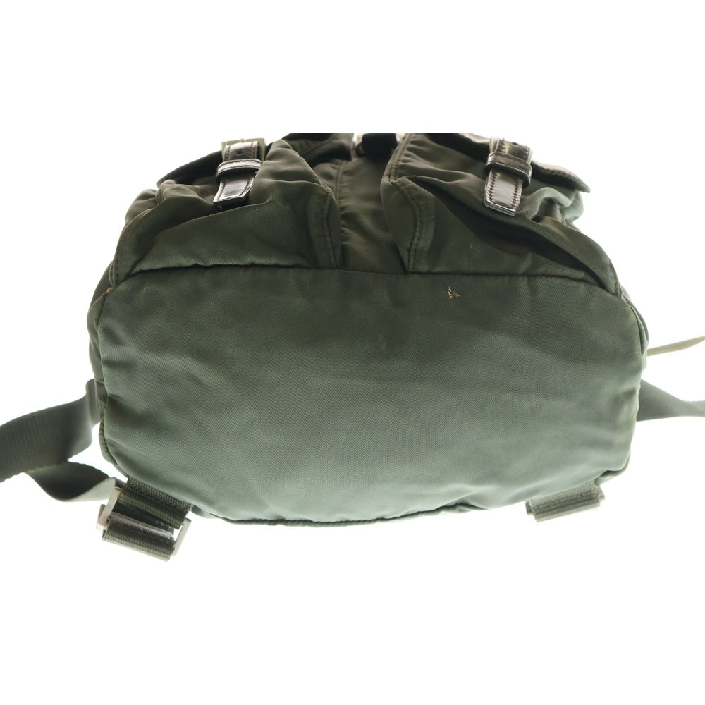 PRADA(プラダ) ナイロンリュックサック バックパック ショルダーバッグ グリーン カーキ テスート