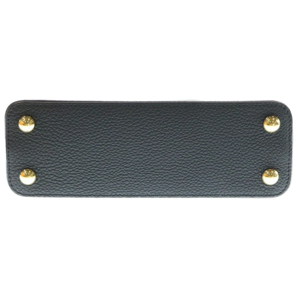 LOUIS VUITTON(ルイヴィトン) トリヨンレザー カプシーヌBB LVグリーンビジューロゴ 2WAYバッグ ショルダーバッグ ハンドバッグ ブラック レザー M59066 ゴールド金具