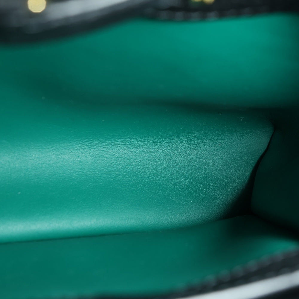 LOUIS VUITTON(ルイヴィトン) トリヨンレザー カプシーヌBB LVグリーンビジューロゴ 2WAYバッグ ショルダーバッグ ハンドバッグ ブラック レザー M59066 ゴールド金具