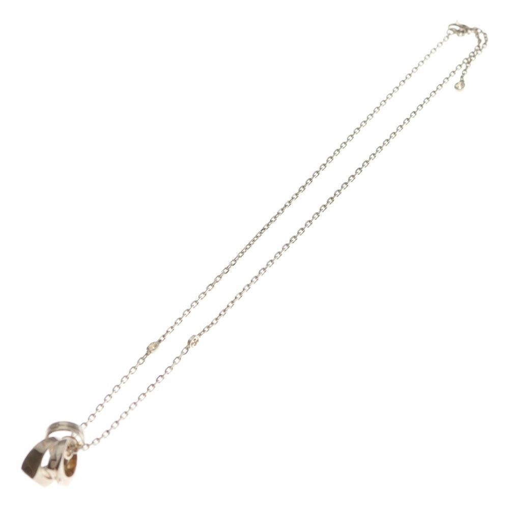 GUCCI(グッチ) インターロッキングG リングチャームネックレス Ag925 シルバー アクセサリー レディース