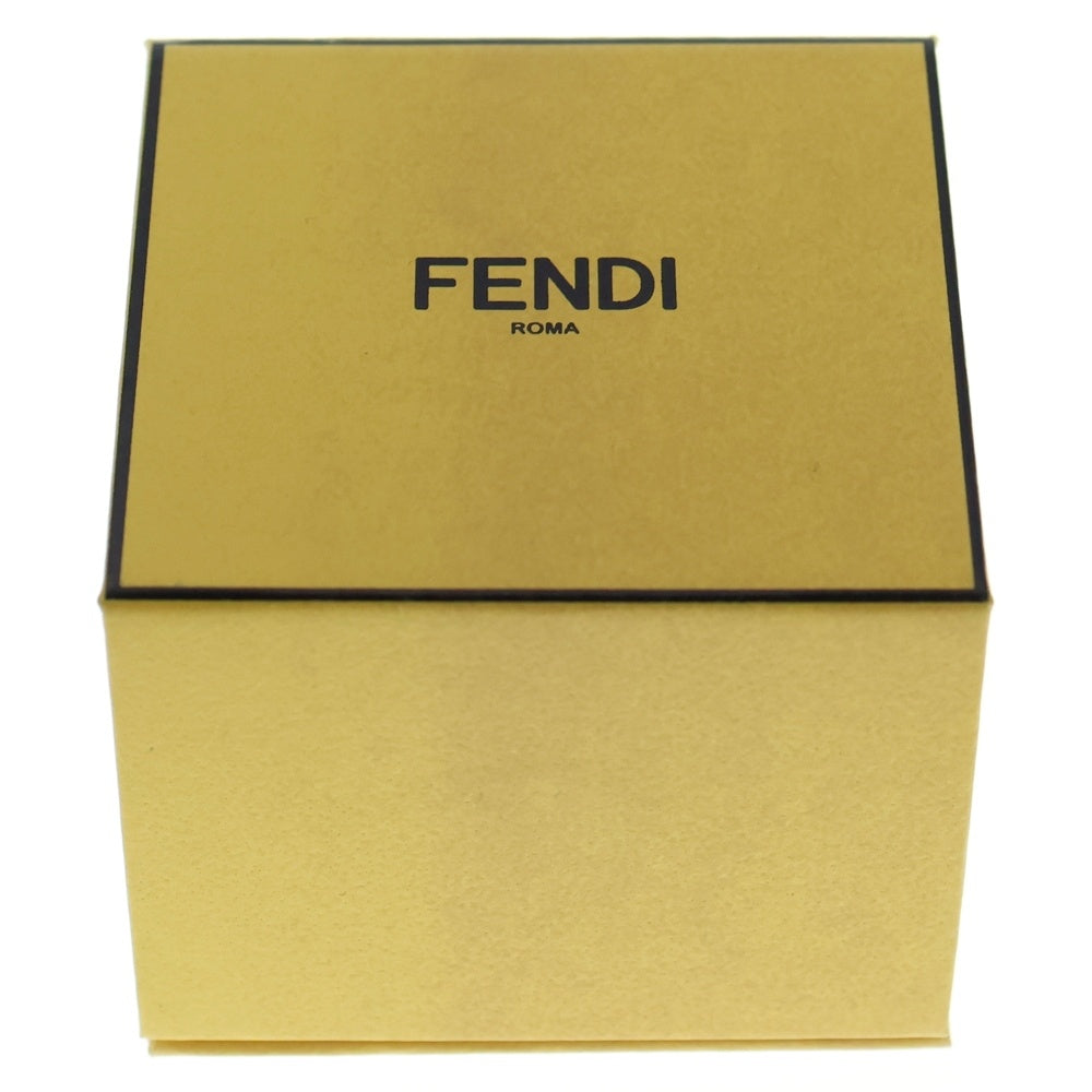 FENDI(フェンディ) エフイズ フェンディ ロゴ×ラインストーン ピアス ビジュー ゴールド 8AG738