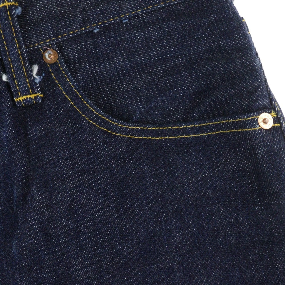 SAMURAI JEANS(サムライジーンズ) 川中島の戦いモデル 21oz ペンキステッチ ワイドストレート デニムパンツ ジーンズ インディゴ S3000VX21oz-KJ