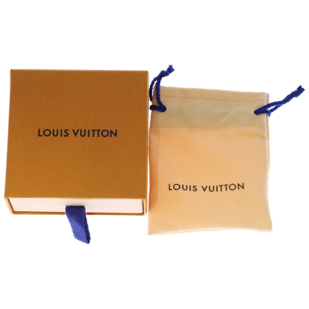 LOUIS VUITTON(ルイヴィトン) LV モノグラム パール フュージョン ネックレス ペンダント チェーン シルバー×ホワイト M01781