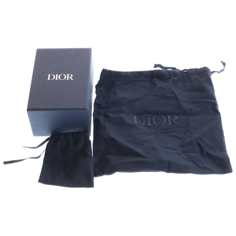 DIOR(ディオール) レザーベルト ブラック シルバー金具
