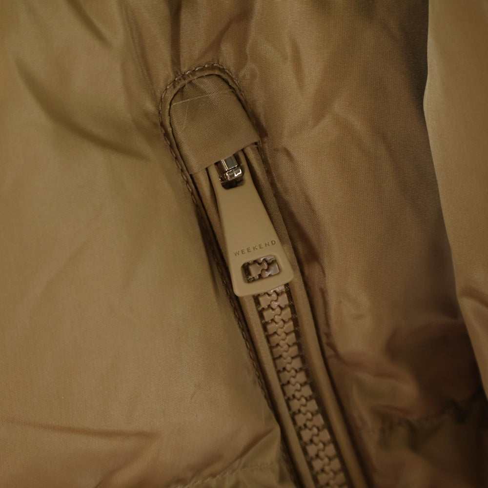 Weekend Max Mara(ウィークエンド マックスマーラ) ファー フーデッド ジップアップ ダウンジャケット ベージュ レディース 548606136