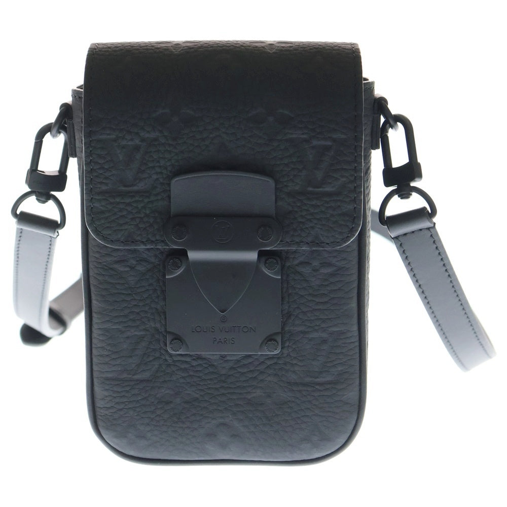 LOUIS VUITTON(ルイヴィトン) モノグラム トリヨン Sロック ヴェルティカル・ウェアラブル ウォレット ブラックRFID M81524 レディース