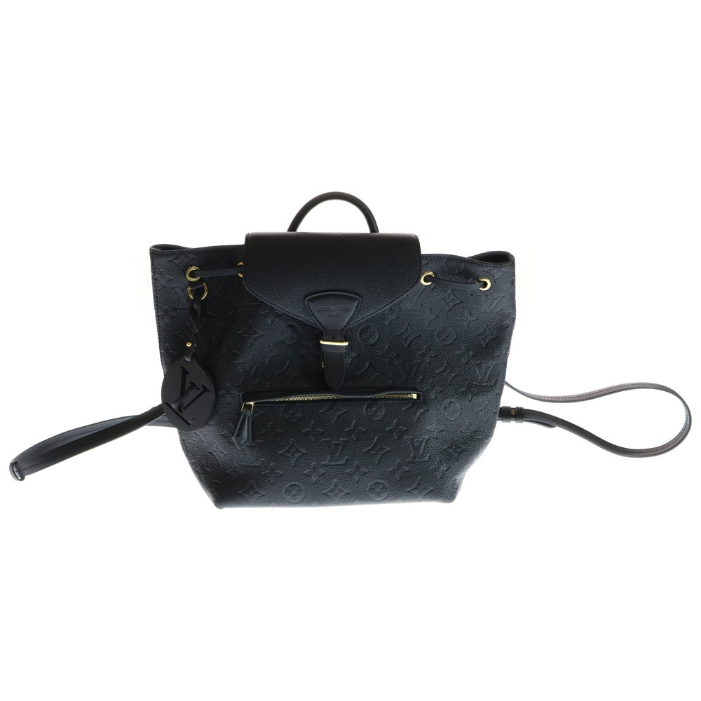 LOUIS VUITTON(ルイヴィトン) モノグラムアンプラント モンスリPM ノワール レザー リュック バックパック M45205 ICタイプ レディース