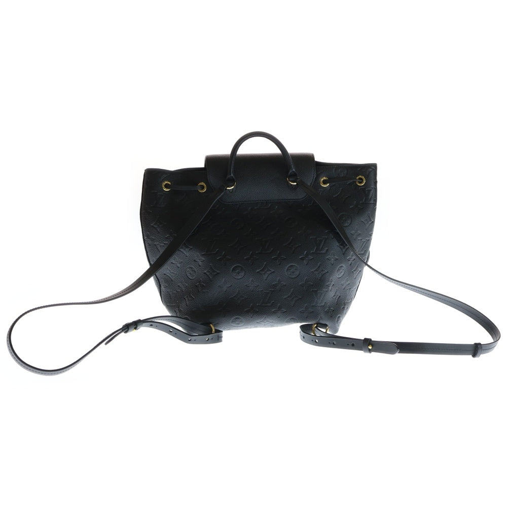 LOUIS VUITTON(ルイヴィトン) モノグラムアンプラント モンスリPM ノワール レザー リュック バックパック M45205 ICタイプ レディース