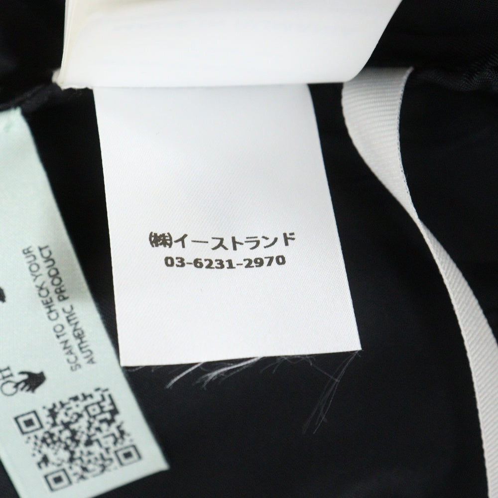 OFF-WHITE(オフホワイト) スプレーペイント レザー 2B テーラードジャケット ブラック OWJA042F20LEA001 レディース