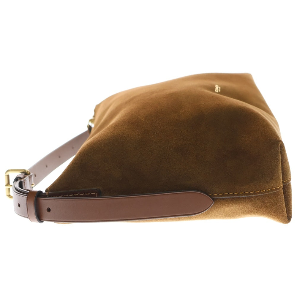 COACH(コーチ) モット メッセンジャー バッグ 33 スエードレザー ブラウン CCW77 ショルダーバッグ レディース