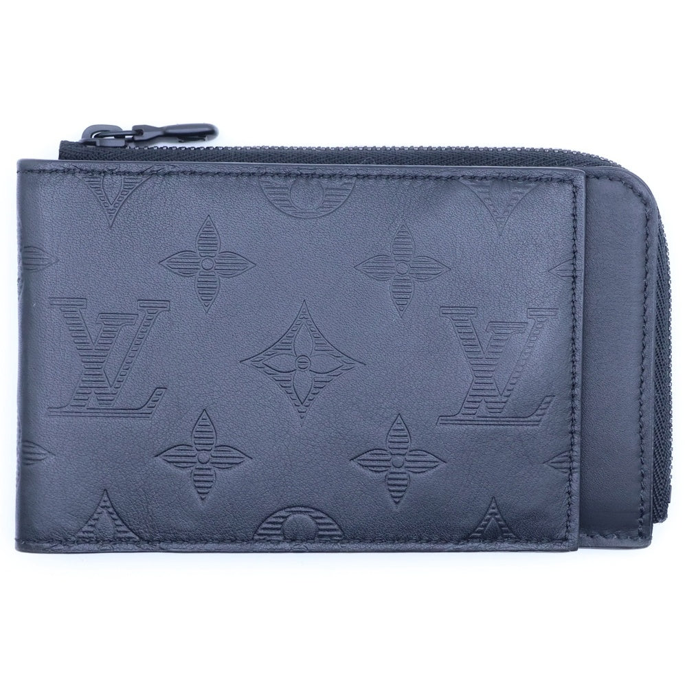 LOUIS VUITTON(ルイヴィトン) モノグラムシャドウ ハイブリッドウォレット ノワール レザー M81526 ICタイプ