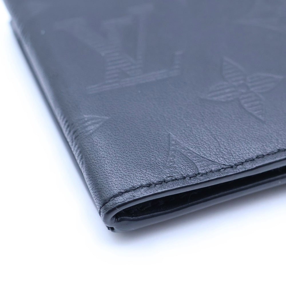 LOUIS VUITTON(ルイヴィトン) モノグラムシャドウ ハイブリッドウォレット ノワール レザー M81526 ICタイプ