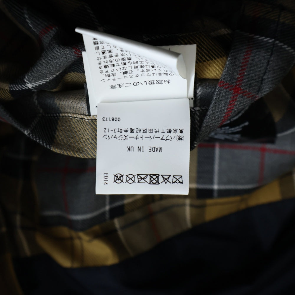 Barbour(バブアー) BEDALE ビデイル ワックス 襟コーデュロイ ジップアップ オイルドジャケット ネイビー MWX0018NY9138